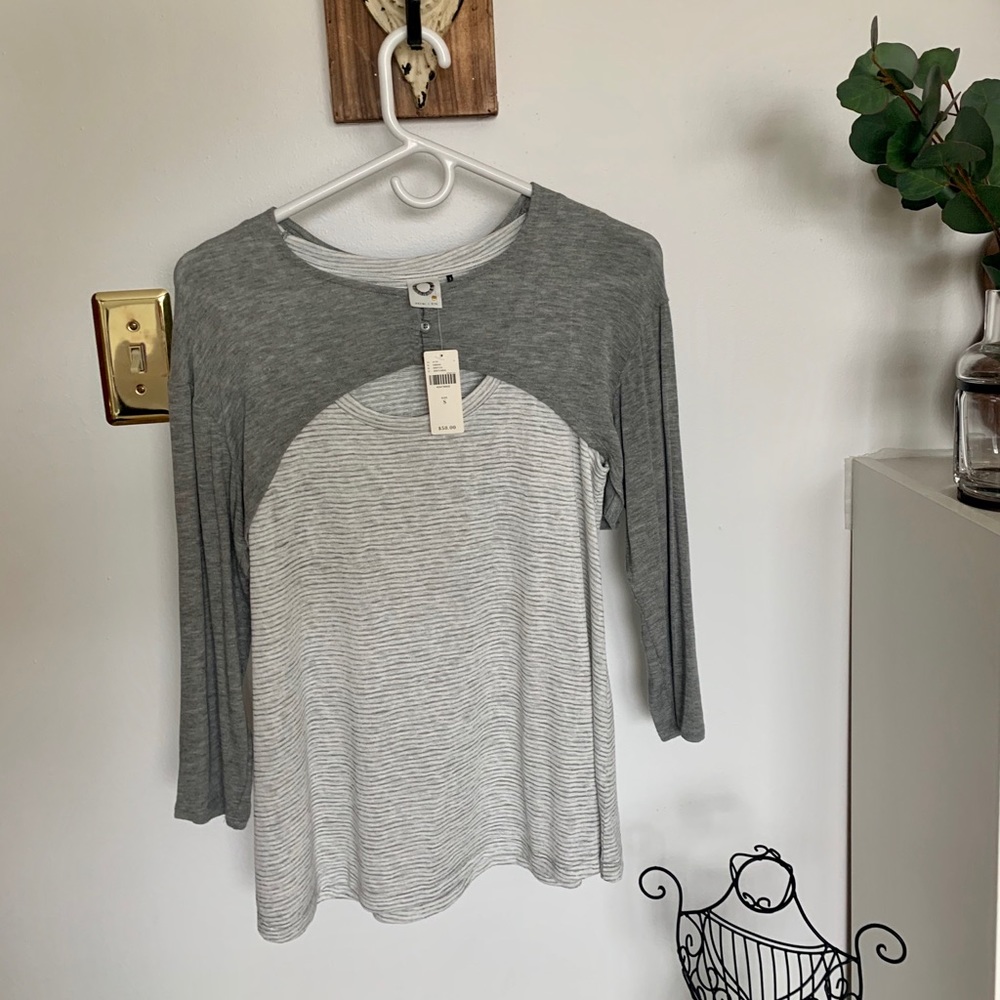 (NWT) ANTHROPOLOGIE Akemi + Kin Long Sleeve Top
